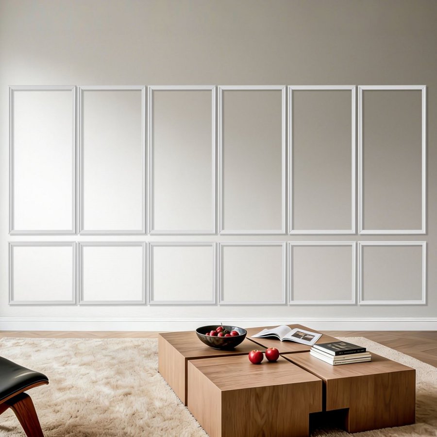 VEVOR Wainscoting Panels Kit – 6 Pack, 24x54 in, Paintable