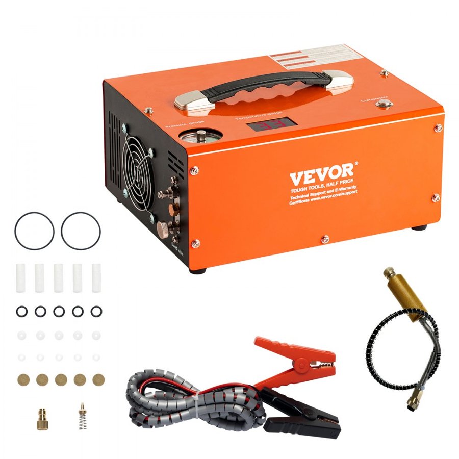 VEVOR PCP Air Gun Compressor – 4500PSI, 0.5L Tank, Auto-Stop