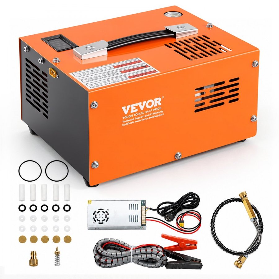 VEVOR Portable PCP Air Rifle Compressor – 4500PSI, DC12V