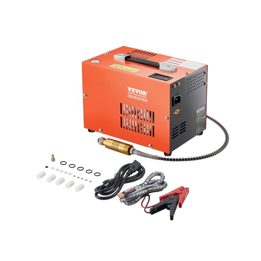 VEVOR PCP Air Rifle Compressor – 4500PSI, 250W, Dual Display