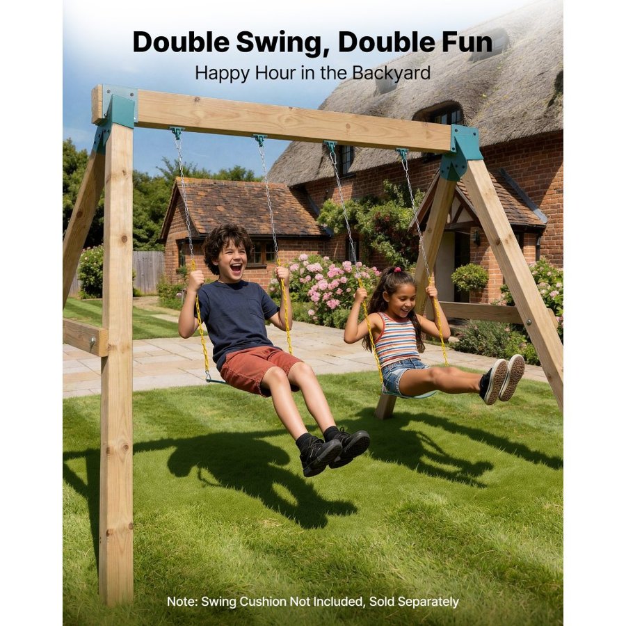 VEVOR A Frame Swing Set Bracket – Heavy-Duty, 1250 lbs Cap