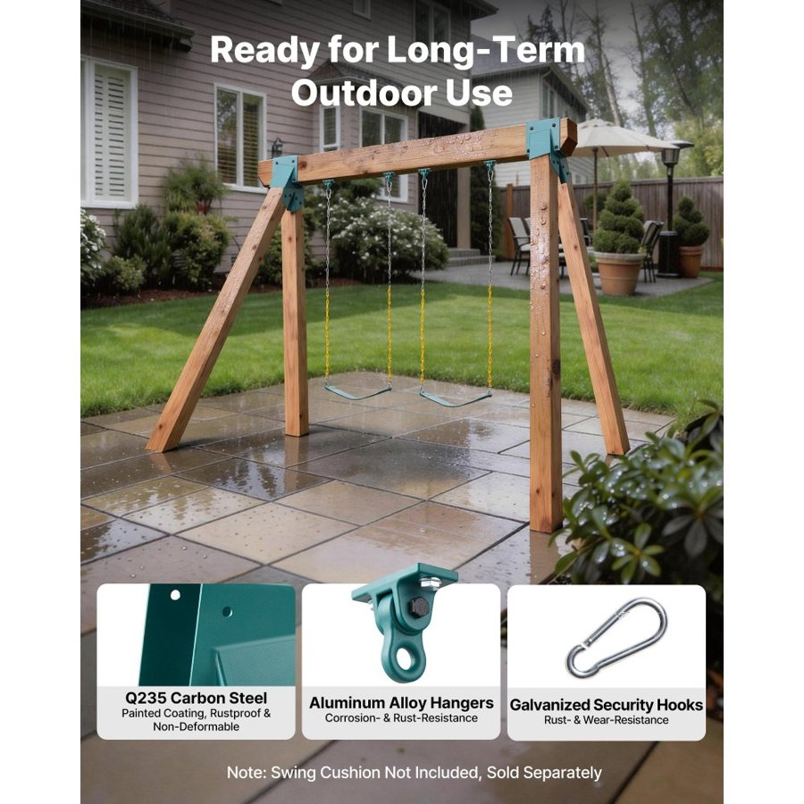 VEVOR A Frame Swing Set Bracket – Heavy-Duty, 1250 lbs Cap
