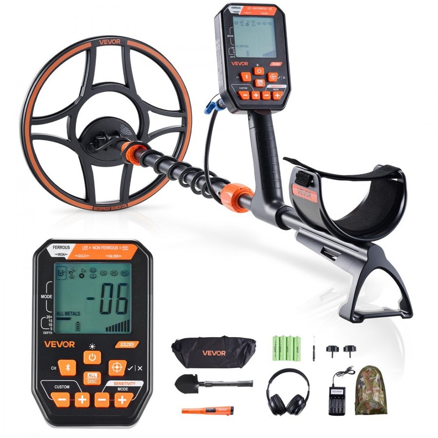VEVOR Professional Metal Detector – 12", IP68, 7.2kHz, DC 6V
