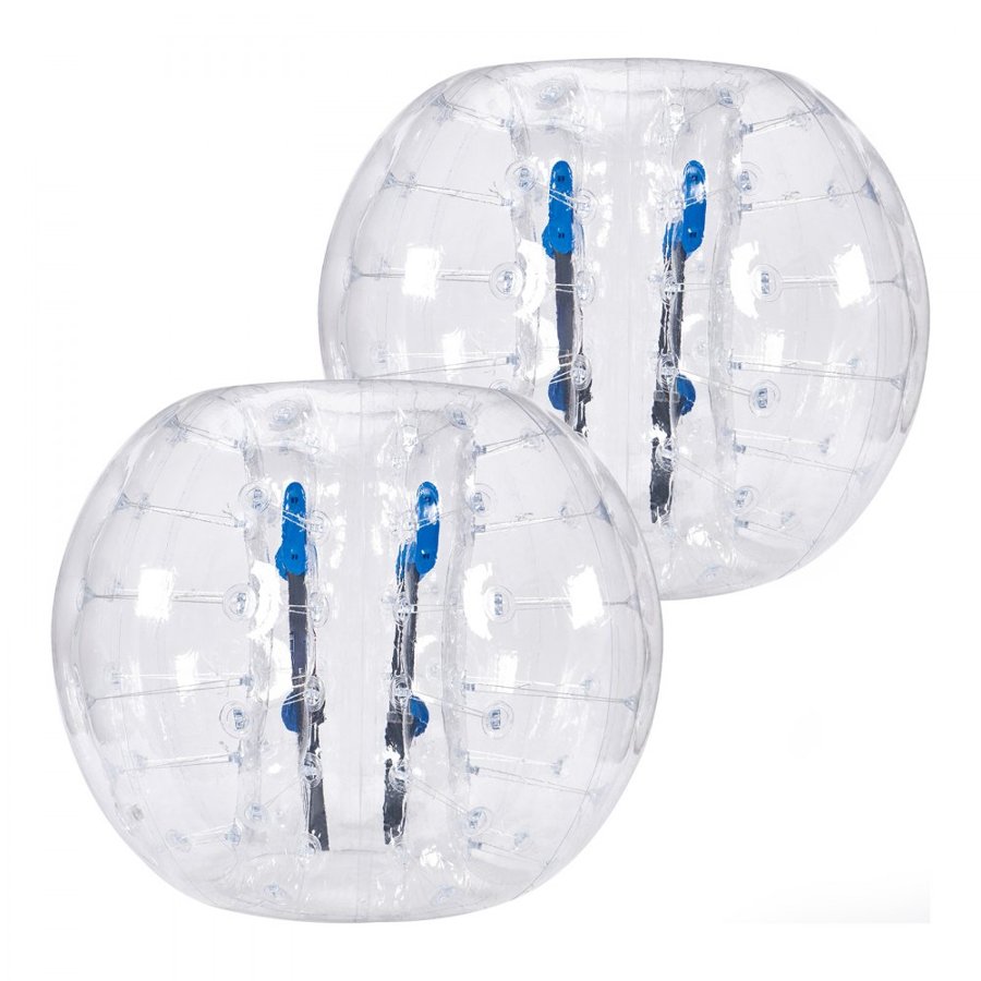 VEVOR Inflatable Bumper Balls 2-Pack, 4FT/1.2M Body Sumo Zorb Balls for Teen & Adult, 0.8mm Thick PVC Human Hamster Bubble Balls for Outdoor Team Gaming Play, Bumper Bopper Toys for Garden, Yard, Park