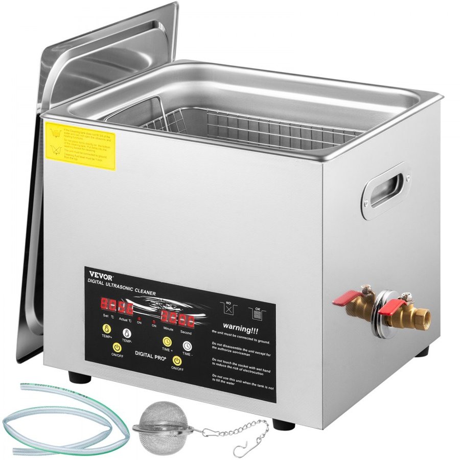VEVOR Lab Equipment Ultrasonic Cleaner – 10L, 240W, 40kHz