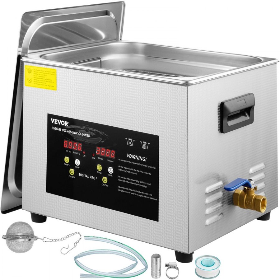 VEVOR Ultra Sonic Cleaner Machine – 13.5L, 360W, 40kHz