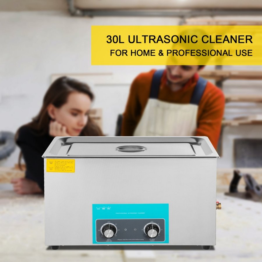 VEVOR Large Industrial Ultrasonic Cleaner – 30L, 600W, 40kHz