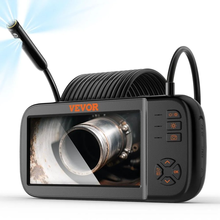 VEVOR Bore Camera—1080P Triple Lens Waterproof Tool