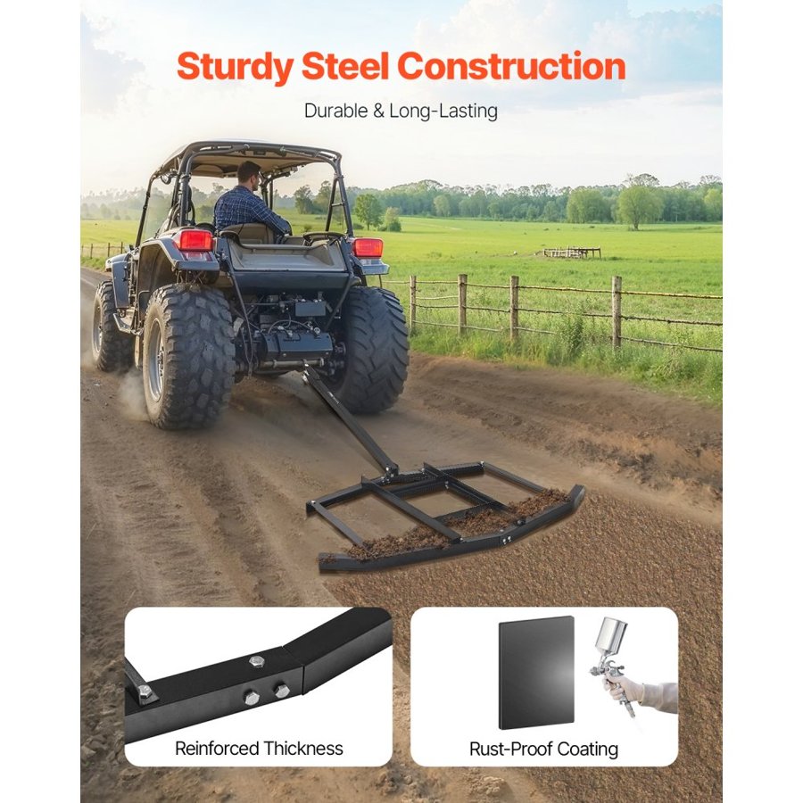 VEVOR Tractor Supply Drag Harrow – 66 Inch, 30.58 LBS, Q235