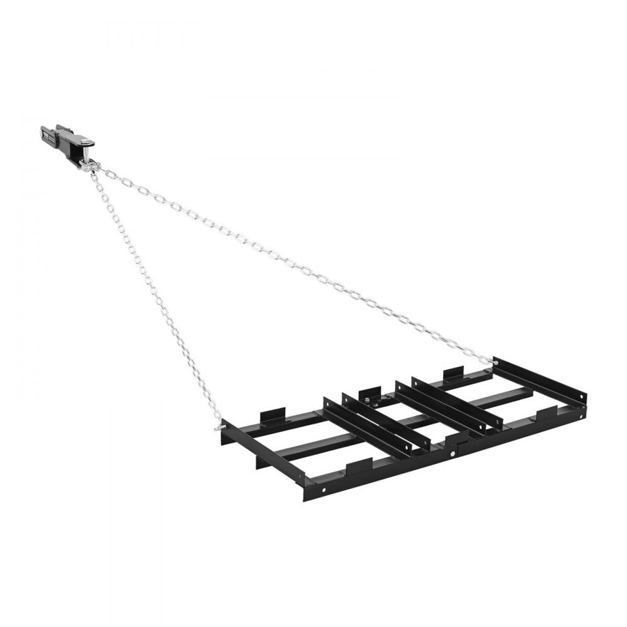 VEVOR Pull Behind Lawn Leveling Rake – 122x50 cm, 6 Foot