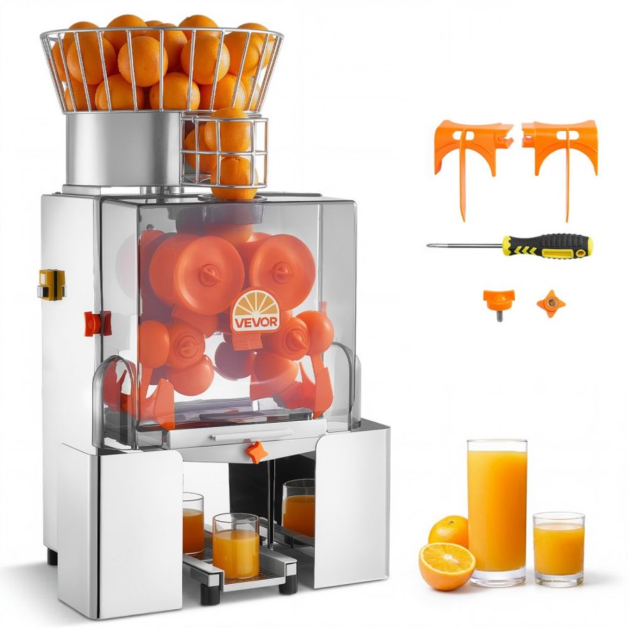 VEVOR Automatic Orange Squeezer – 120W, 20 Oranges per Min