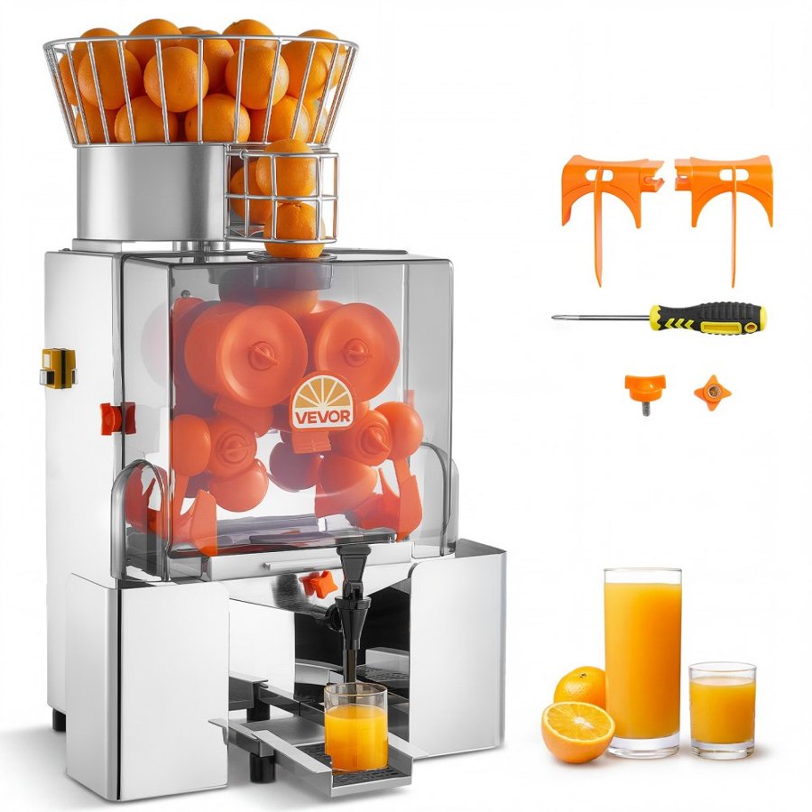 VEVOR Commercial Orange Juice Machine – 120W, 20/Min