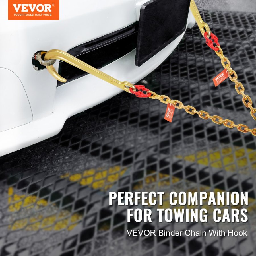 VEVOR V Bridle Tow Chain – 10800 Lbs, 5/16" x 2' Towing
