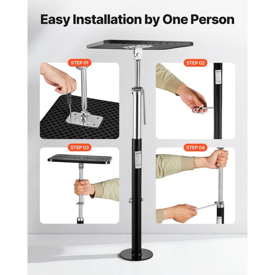 VEVOR autonamiņa izbīdāmā sekcijas atbalsta domkrati 21,3"–48", 1000 lbs