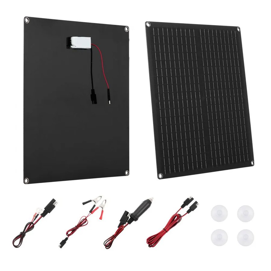 VEVOR Solar Panel 12V Charger – 30W, IP67 Controller