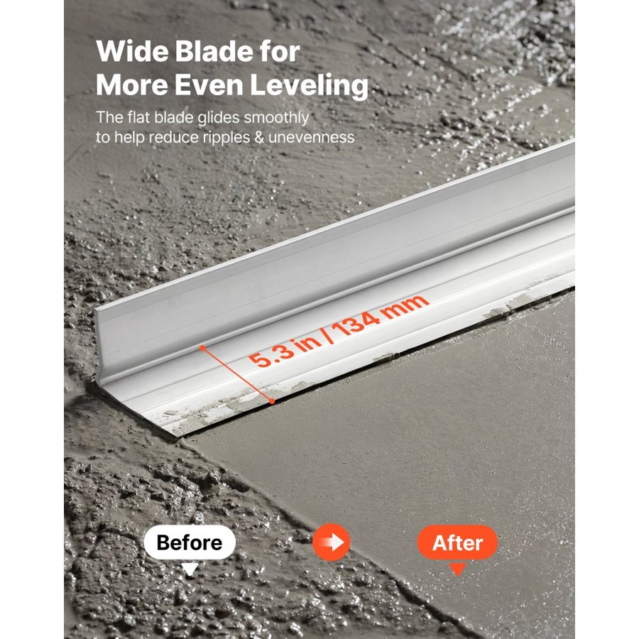 VEVOR Screed Blade – 3048 mm Aluminum, 5.3 in Straight Edge
