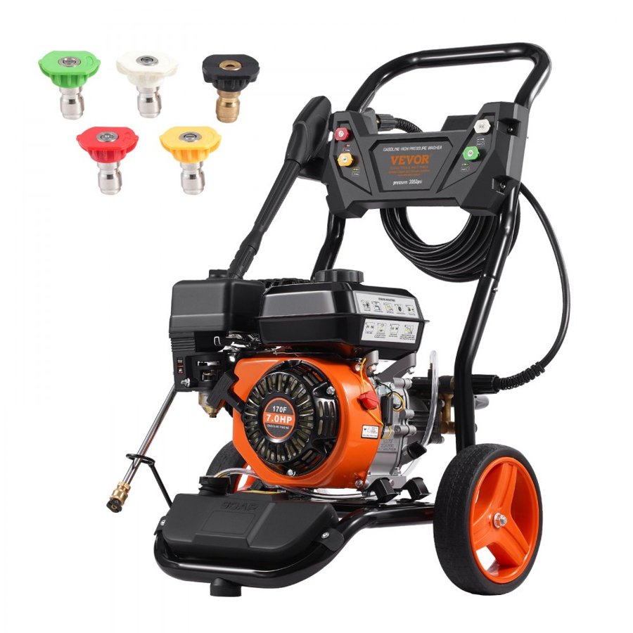 VEVOR Gas Power Pressure Washer - 3950 PSI, 2.6 GPM