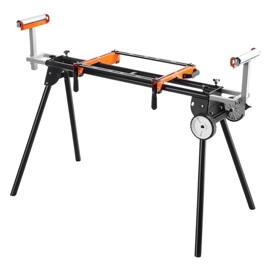 VEVOR Collapsible Miter Saw Stand – 550 lbs, Adjustable