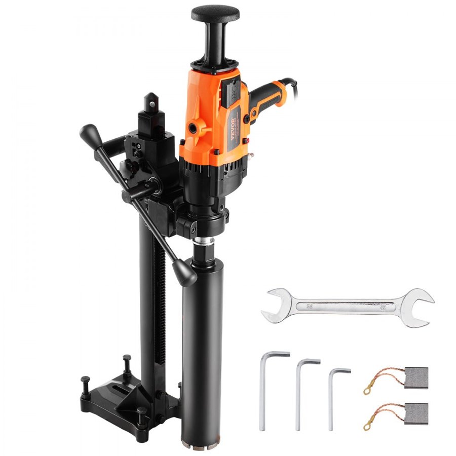 VEVOR Diamond Core Drill with Stand – 2600W, Φ20–180 mm