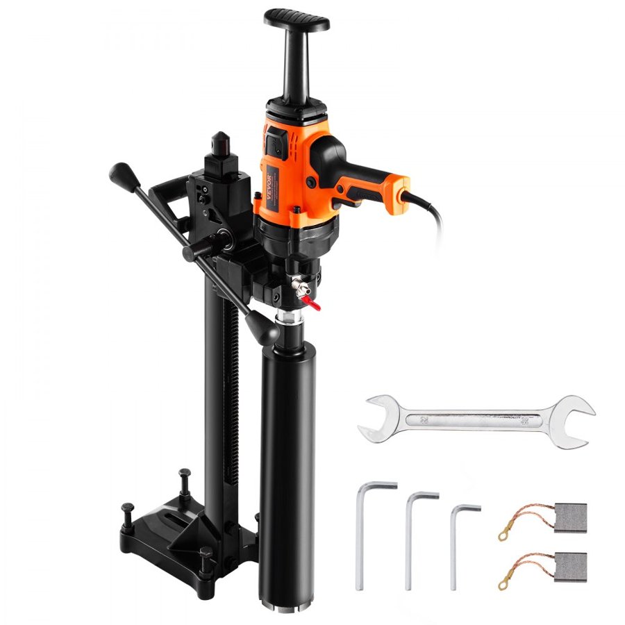 VEVOR Concrete Core Drilling Machine – 2000W, 2-in-1 Rig