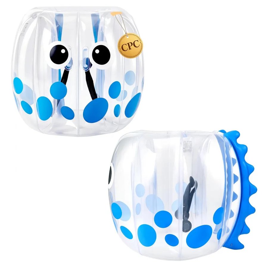 VEVOR 2-Pack Inflatable Bumper Balls 1.2m Human Bubble for Teens Blue, for Backyard, Camping, Picnic, Park, Lawn, and Outdoor Team Gameplay, Thickened PVC Material, Sumo Hamster Ball with Handle