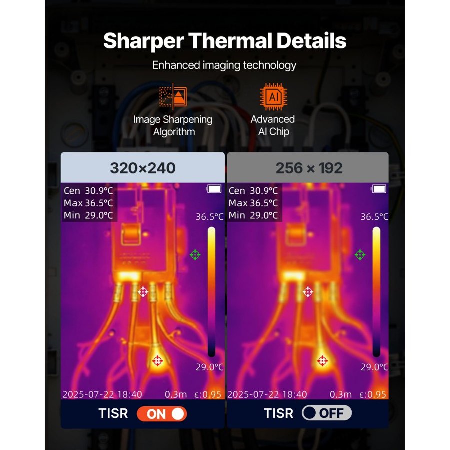 VEVOR Infrared Thermal Imaging Camera - 320×240 TISR