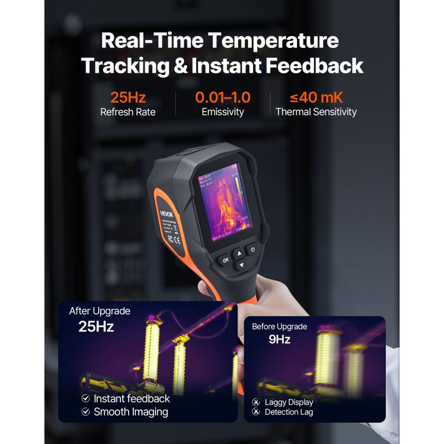 VEVOR Infrared Thermal Imaging Camera - 320×240 TISR