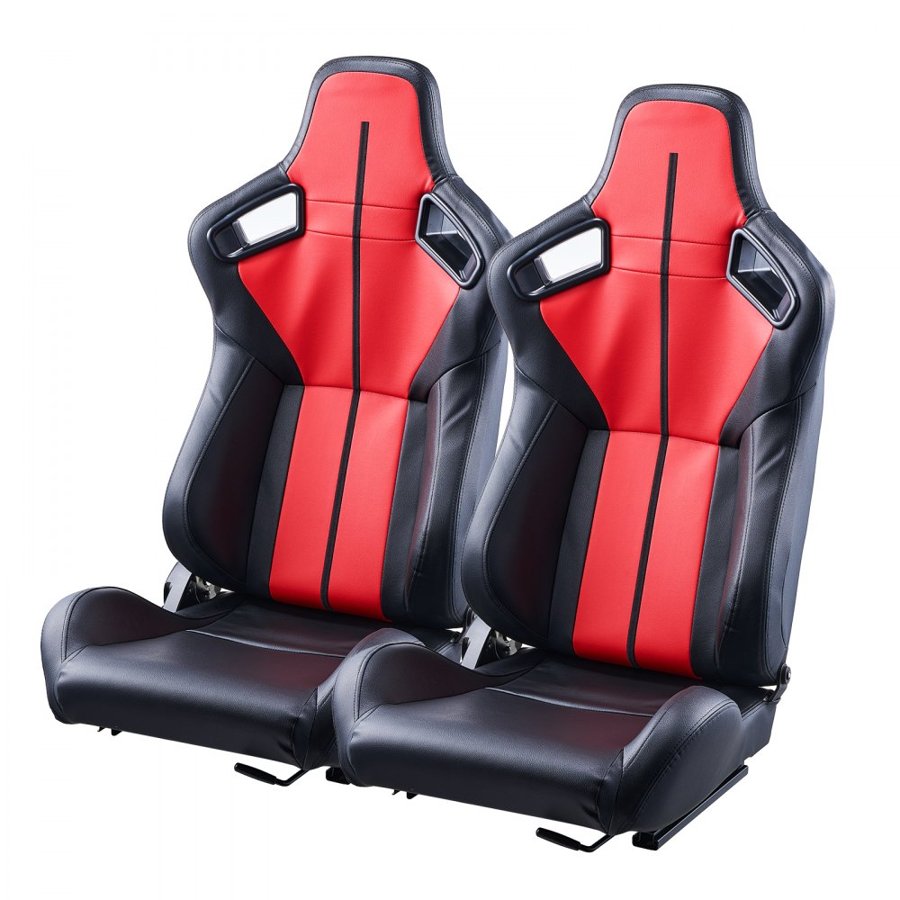 VEVOR Racing Seat Set – 2 Seats, Q235B, 90-180° Recline
