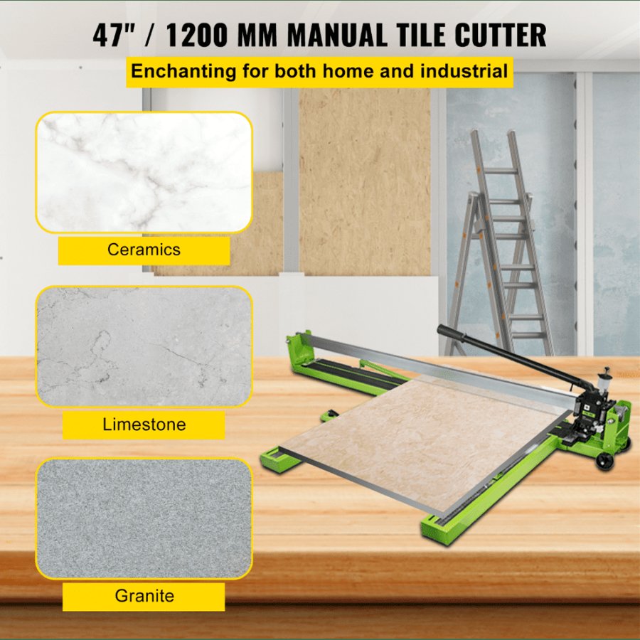 VEVOR Manual Tile Cutter for Porcelain - 47", 1200 mm
