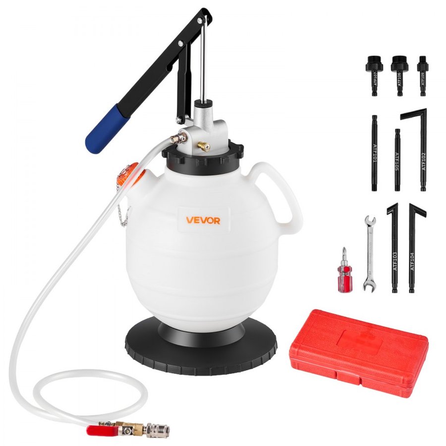 VEVOR Manual Transmission Fluid Pump – 7.5L, 8 ATF, 47" Hose