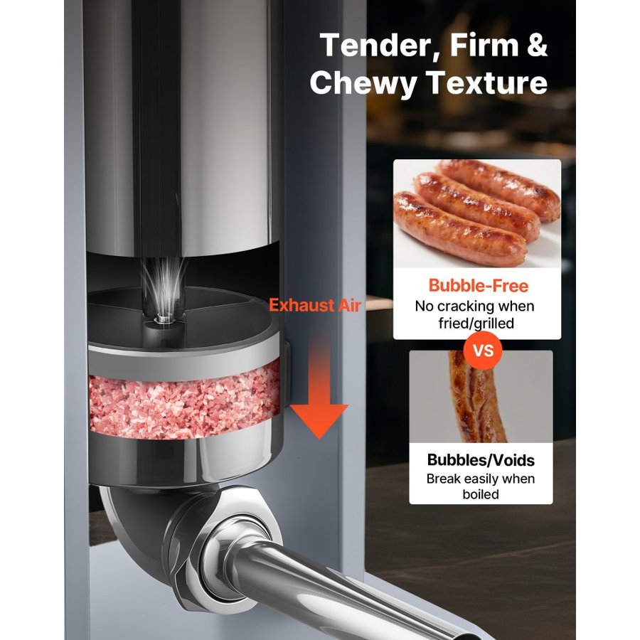 VEVOR Manual Sausage Stuffer Machine – 11 LBS/5L, Dual-Speed