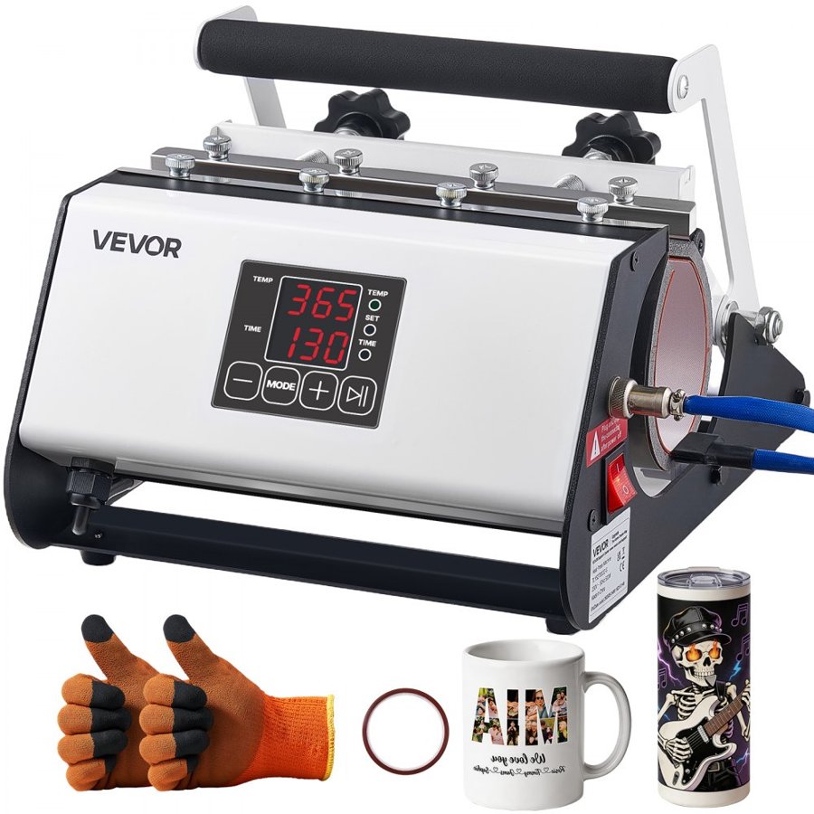 VEVOR Tumbler Heat Press Machine – 887mL, Fits 11-30oz