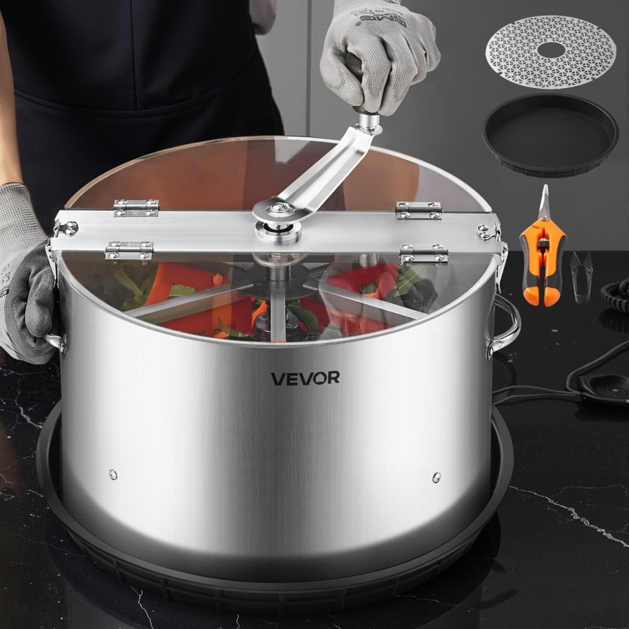 VEVOR Bud Leaf Bowl Trimmer – 16-Inch Wide Manual Cutter