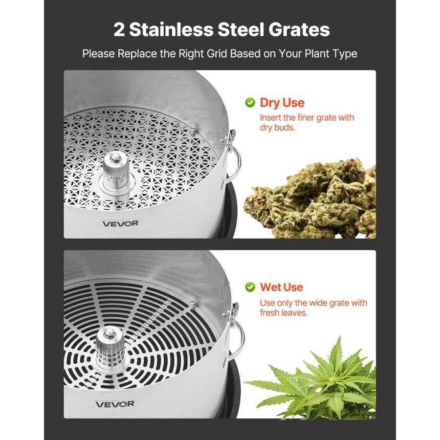 VEVOR Bud Leaf Bowl Trimmer – 16-Inch Wide Manual Cutter