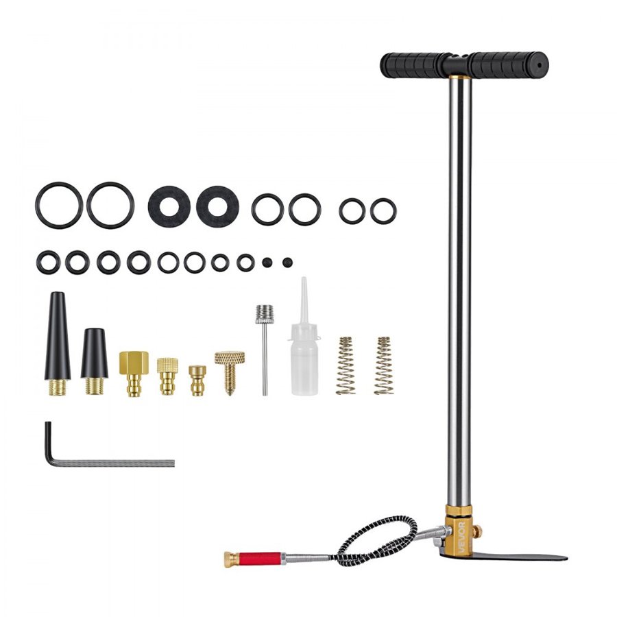 VEVOR 3 Stage PCP Airgun Hand Pump – 3600 PSI, 22" Hose