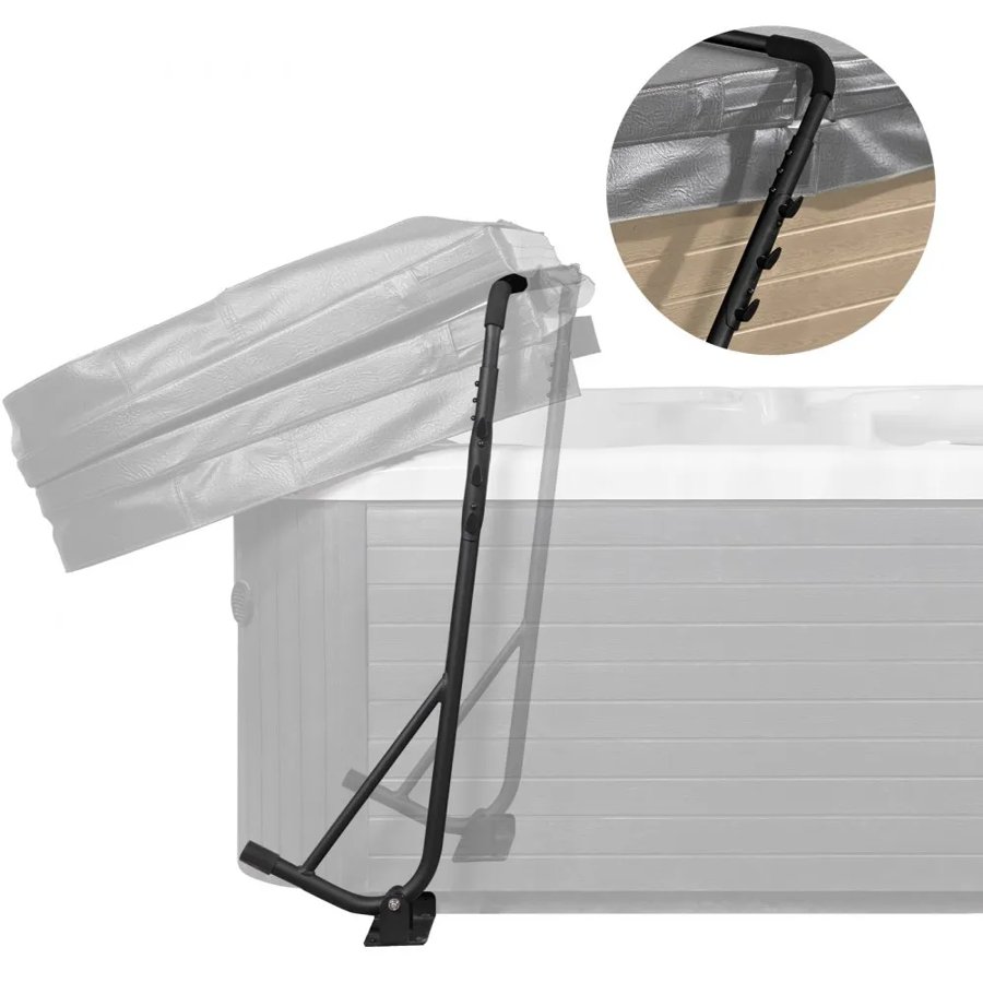 VEVOR Hot Tub Cover Lift, Spa Cover Lift, Height 800 - 1050 mm Width 1450 - 2350 mm Adjustable, Installed Underneath on Both Sides, Suitable for Various Sizes of Rectangular Bathtubs, Hot Tubs, Spa