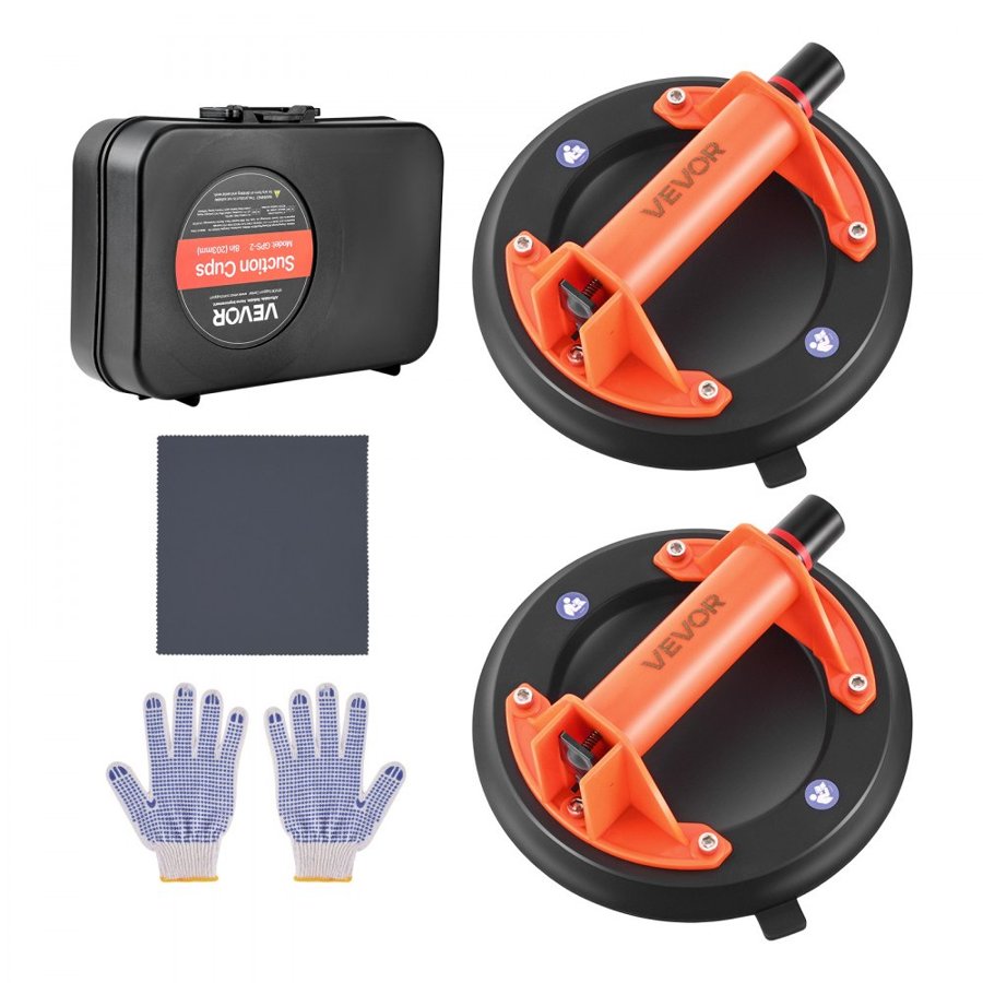 VEVOR Vacuum Suction Cups for Glass – 8 Inch, 400lbs, 2-Pack