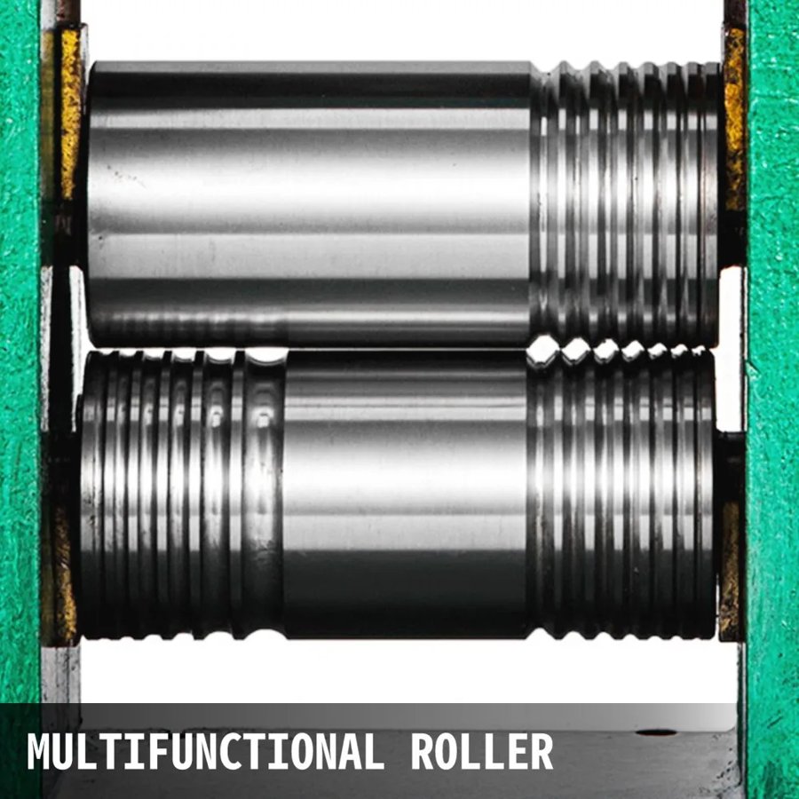 VEVOR Combination Rolling Mill Machine Rolling Mill Jewellery 85mm Roller Width Flat Rolling Manual Jewelry Press Tabletting Tool Jewelry DIY Tools(120x55mm)