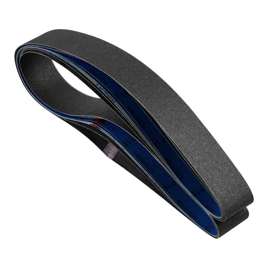VEVOR Sanding Belts, 50 x 1830mm Belt Sander Sanding Belts, 6 PCS (Each of 120 240 400 600 800 1000 Grits) Silicon Carbide for Knife Sharpening, Metalworking, Composites, Plastic Finishing