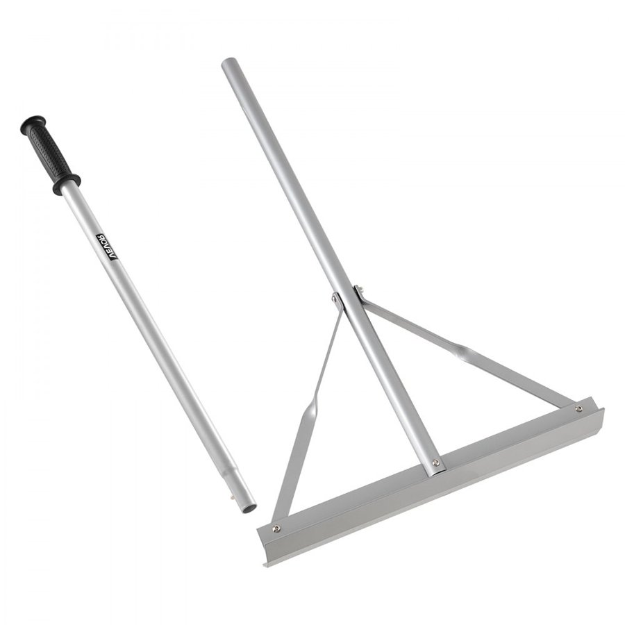 VEVOR Aluminum Landscape Rake – 60 in Handle, 20 in Head