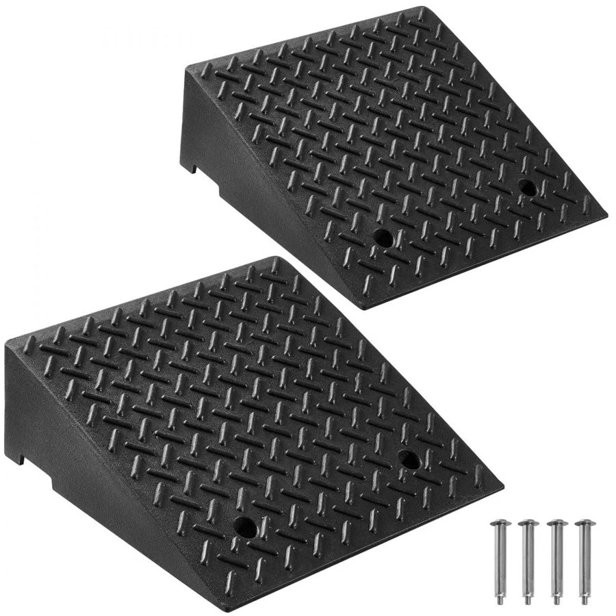 VEVOR Driveway Curb Ramp – 7000 lbs, 7-Inch Rise, 2 Pack