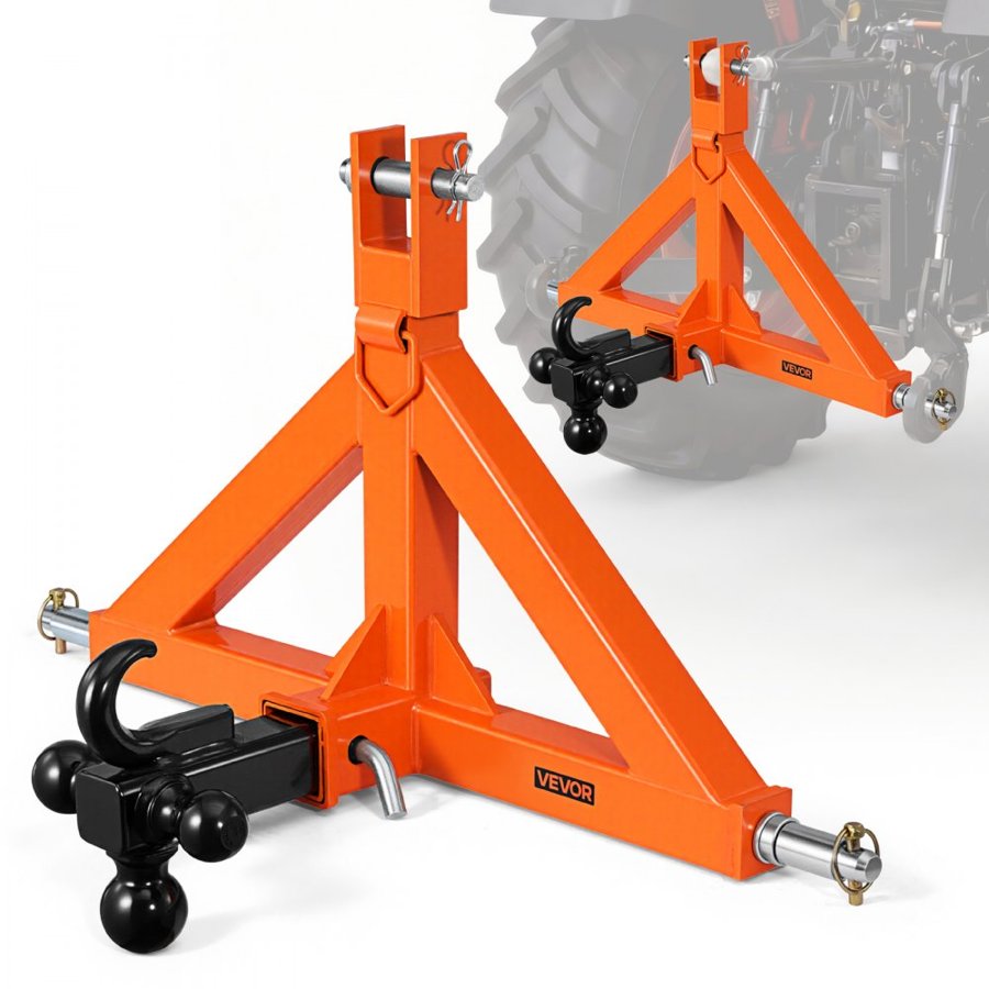 VEVOR 3 Point Tractor Trailer Hitch – 2" Ball Receiver