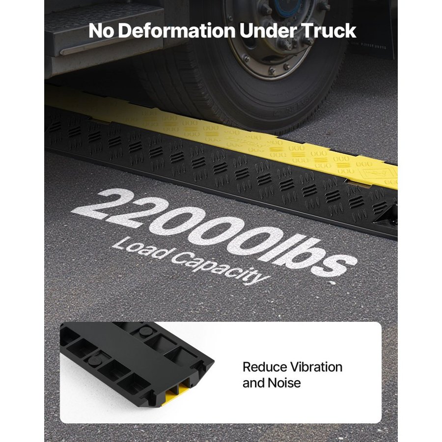 VEVOR Heavy Duty Cable Protector Ramps – 22,000 lbs Load