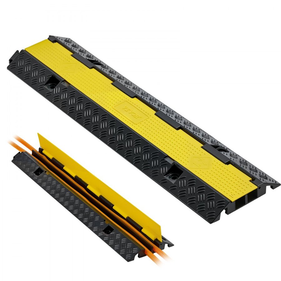 VEVOR Heavy Duty Cable Protector Ramp – 22,000 LBS, 1 Pack