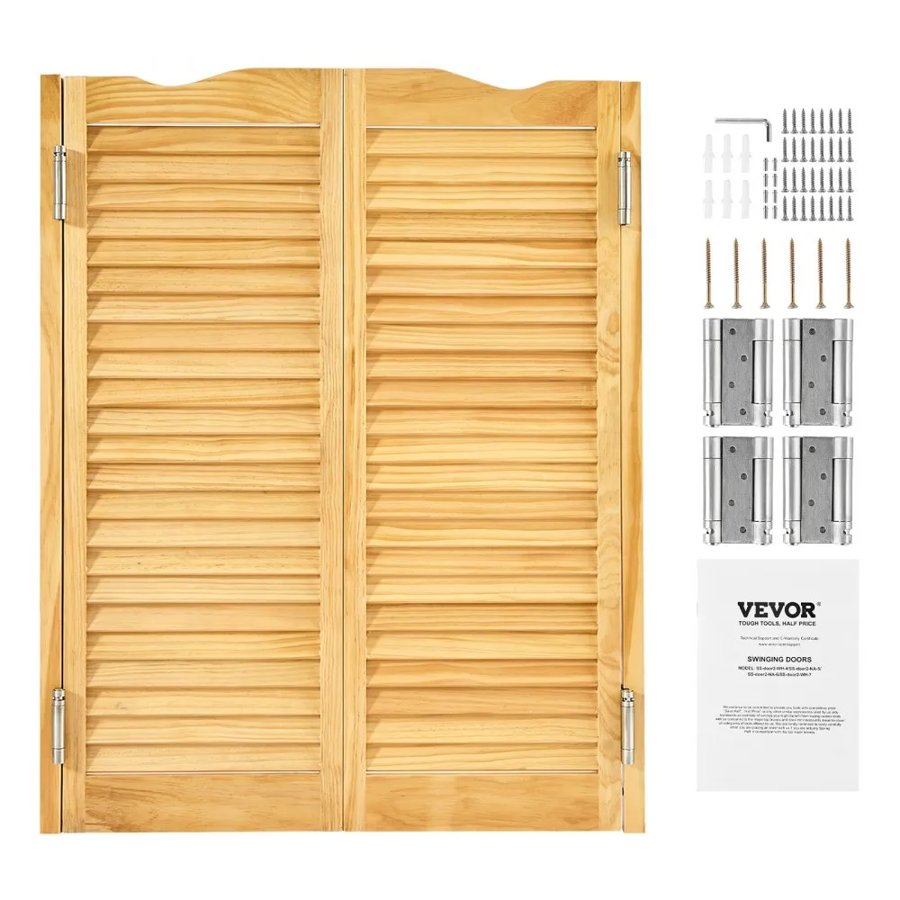 VEVOR Bar Swinging Doors – 36 W x 42 H Inch, 1.1 Inch Thick