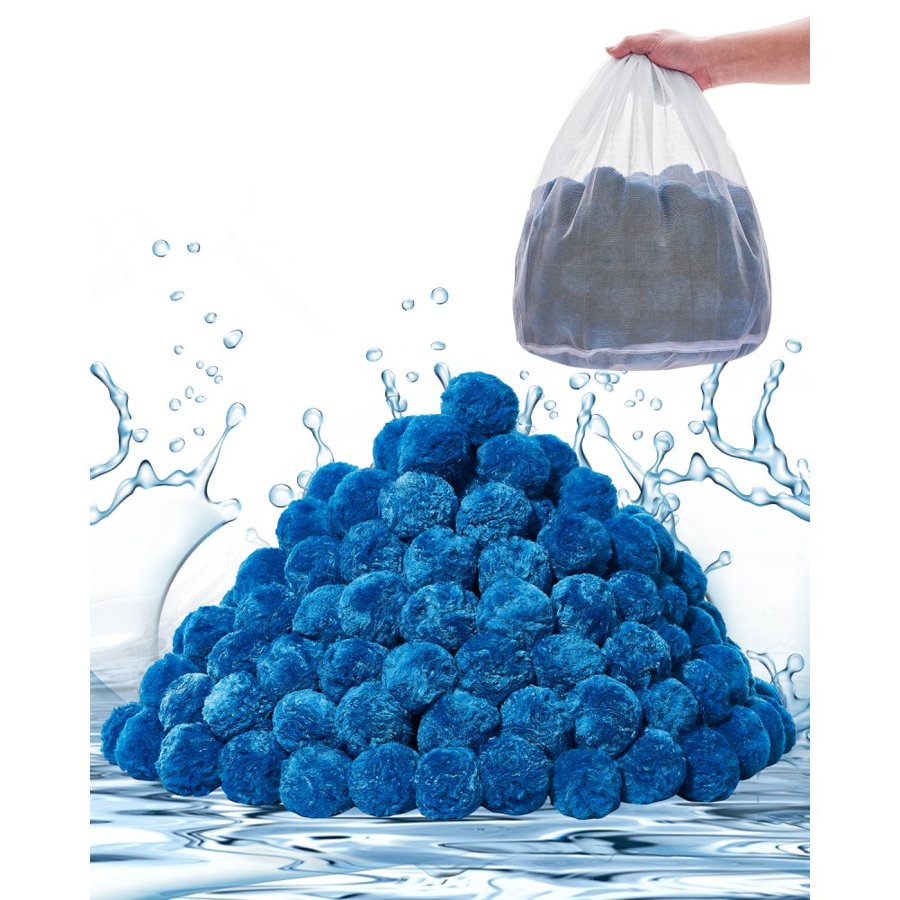 VEVOR Blue Pool Filter Balls – 3.1 Lbs, Reusable Media