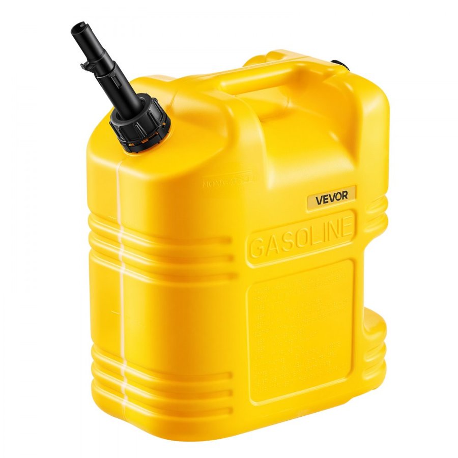 VEVOR 5 Gallon Fuel Container – 15 L/min, 2mm HDPE, Flat