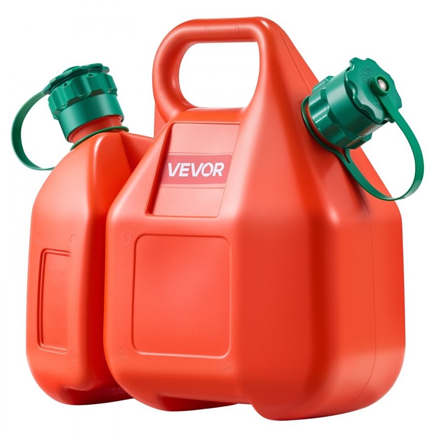 VEVOR No Spill Fuel Containers – 1.6 Gal, 5.5 L/min, 21 mm