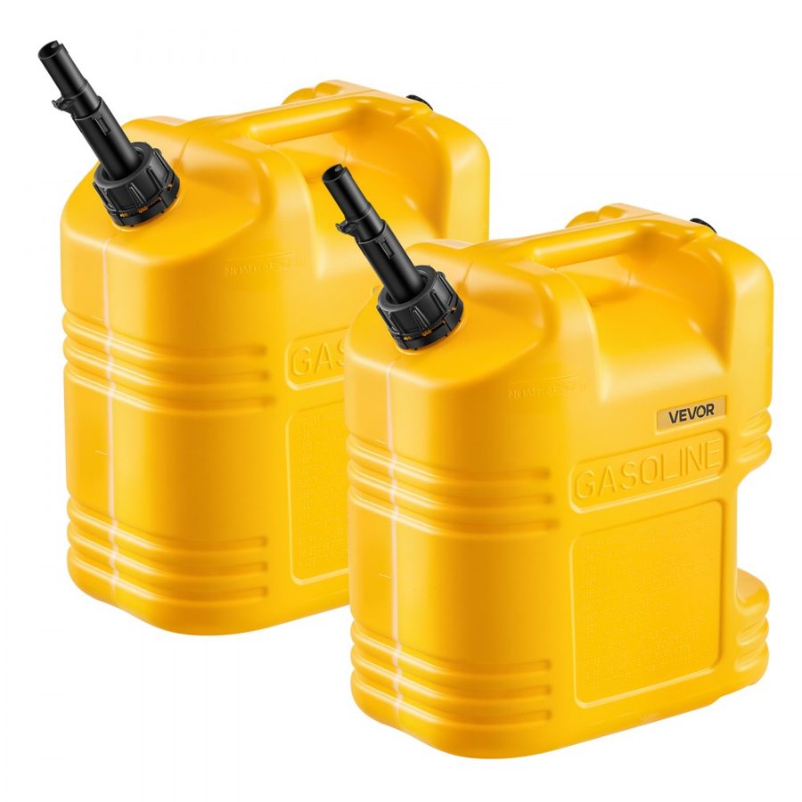 VEVOR 5 Gallon Portable Gas Tank – 2PCS, 15L/min, 2mm HDPE