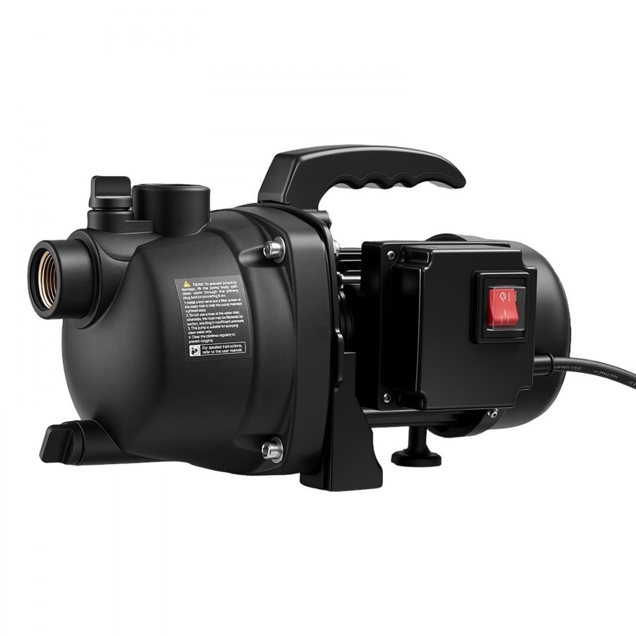 VEVOR 800W Shallow Well Jet Pump – 3300 L/H, 44m Head